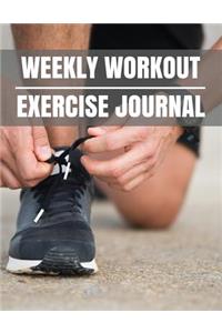 Weekly Workout Exercise Journal