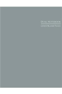 Dual Notebook Lined/Blank Pages