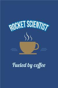 Rocket Scientist Fueled by Coffee Journal, Graph Paper