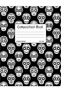 Day of The Dead Notebook - Sugar Skull Composition Book