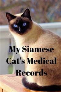 My Siamese Cat's Medical Records