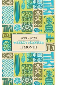 2019 - 2020 Weekly Planner 18 Month