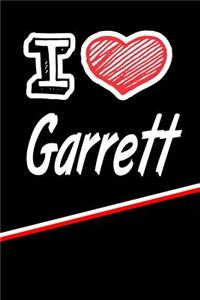 I Love Garrett: Weekly Action Planner Feature 120 Pages 6x9