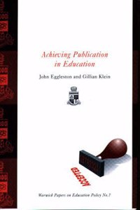 Achieving Publication in Education