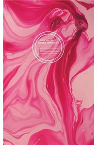 Pink Abstract Marble Notebook