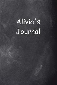 Alivia Personalized Name Journal Custom Name Gift Idea Alivia