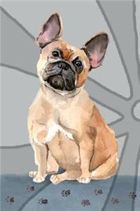 Journal Notebook For Dog Lovers, French Bulldog Sitting Pretty 9