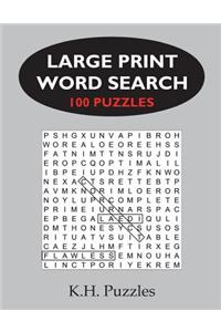 Large Print Word Search