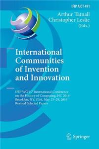 International Communities of Invention and Innovation