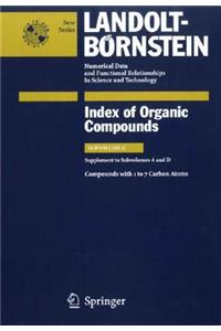 Compounds with 1 to 7 Carbon Atoms (Supplement to Subvolume A and D)