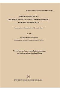 Theoretische Und Experimentelle Untersuchungen Zur Staubverteilung Einer Rauchfahne