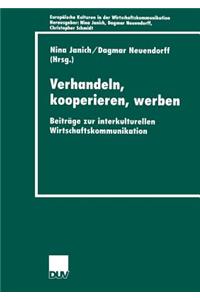 Verhandeln, Kooperieren, Werben