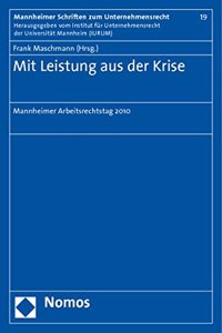 Mit Leistung Aus Der Krise