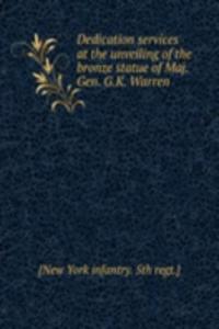 DEDICATION SERVICES AT THE UNVEILING OF