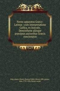Novus apparatus Graeco-Latinus