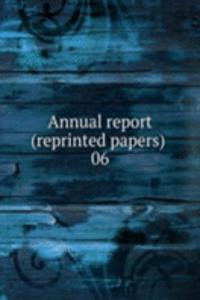 Annual report (reprinted papers)