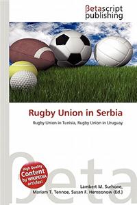 Rugby Union in Serbia