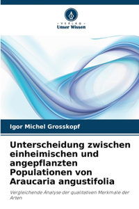 Unterscheidung zwischen einheimischen und angepflanzten Populationen von Araucaria angustifolia