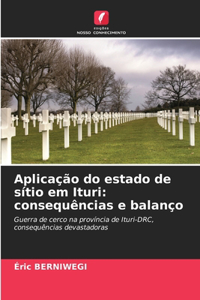 Aplicação do estado de sítio em Ituri