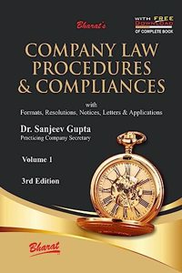 COMPANY LAW PROCEDURES & COMPLIANCES (in 2 volumes) [Paperback] Dr. Sanjeev Gupta