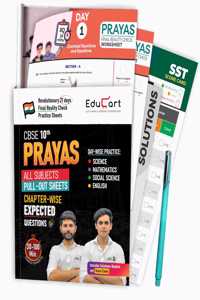 (For Gap Days) Educart PRAYAS CBSE Class 10 Chapterwise Most Important Qs (& PYQs) - Maths, Science, SST and English for February 2025 Boards