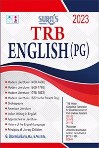 SURA`S TRB English(PG) Exam Book - Latest Updated Edition 2023