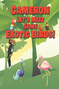 Cameron Let's Meet Some Exotic Birds!