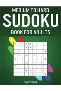 Medium to Hard Sudoku Books for Adults