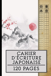 Cahier d'écriture japonaise
