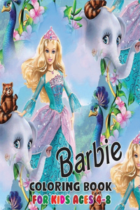 Barbie Coloring Book for Kids Ages 4-8