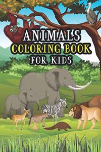 Animals Coloring Book For Kids