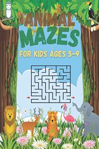 Animal Mazes For Kids Ages 5-9
