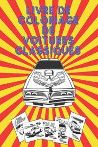 Livre de coloriage de voitures classiques