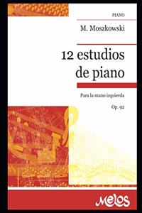 12 Doce estudios de piano