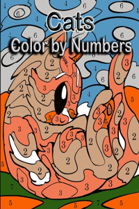 Cats color by numbers