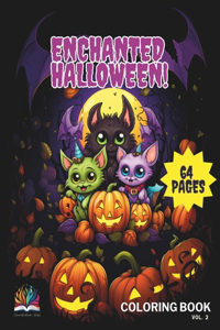 Enchanted Halloween: More Coloring Adventures, Coloring Book for kids, 64 pages 8,5" x 11"