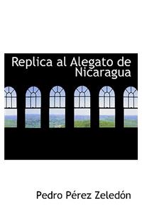 Replica Al Alegato de Nicaragua