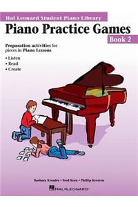 Piano Practice Games - Book 2 Hal Leonard Student Piano Library (Book/Online Audio)