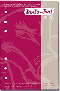 Dodo Pad Filofax-Compatible 2019 Personal Organiser Refill Diary - Week to View Calendar Year