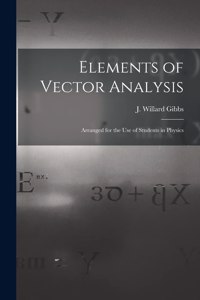 Elements of Vector Analysis