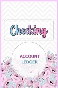 Checking Account Ledger