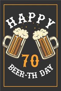 70th Birthday Notebook