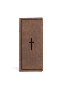 KJV Thinline Bible, Brown Leathertouch