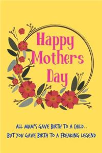 Happy Mother's Day, All Mum's Gave Birth to a
