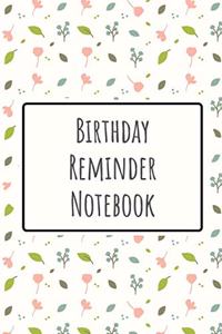 Birthday Reminder Notebook