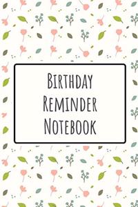 Birthday Reminder Notebook