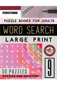 Word Search Puzzle Books for Adults Large Print