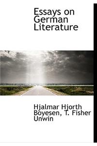 Essays on German Literature