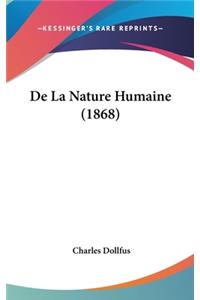 de La Nature Humaine (1868)