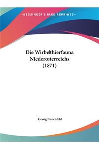 Die Wirbelthierfauna Niederosterreichs (1871)